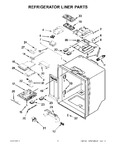 Diagram for 04 - Refrigerator Liner Parts