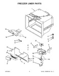 Diagram for 04 - Freezer Liner Parts