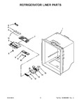 Diagram for 05 - Refrigerator Liner Parts