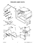 Diagram for 04 - Freezer Liner Parts