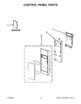 Diagram for 02 - Control Panel Parts