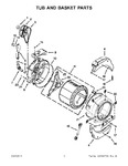 Diagram for 07 - Tub And Basket Parts