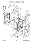 Diagram for 09 - Washer Cabinet Parts