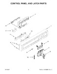 Diagram for 03 - Control Panel And Latch Parts