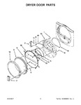 Diagram for 05 - Dryer Door Parts