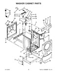 Diagram for 10 - Washer Cabinet Parts