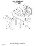 Diagram for 06 - Oven Door Parts
