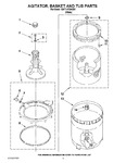 Diagram for 05 - Agitator, Basket And Tub Parts