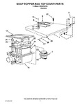 Diagram for 06 - Soap Hopper And Top Cover Parts