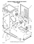 Diagram for 03 - Dryer Cabinet And Motor Parts