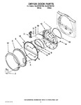 Diagram for 04 - Dryer Door Parts