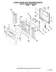Diagram for 06 - Oven Door And Drawer Parts