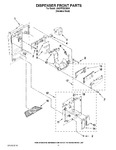Diagram for 10 - Dispenser Front Parts