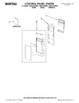 Diagram for 01 - Control Panel Parts