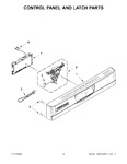 Diagram for 02 - Control Panel And Latch Parts