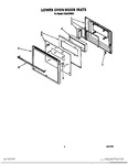 Diagram for 08 - Lower Oven Door