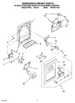 Diagram for 08 - Dispenser Front Parts