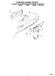 Diagram for 02 - Control Panel Parts