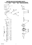 Diagram for 05 - Motor And Ice Container Parts