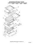 Diagram for 03 - Refrigerator Shelf Parts