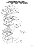 Diagram for 03 - Refrigerator Shelf Parts