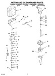 Diagram for 05 - Motor And Ice Container Parts