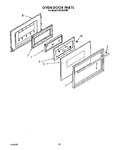 Diagram for 08 - Oven Door, Lit/optional