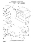 Diagram for 02 - Freezer Liner Parts