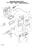 Diagram for 08 - Dispenser Front Parts