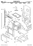 Diagram for 01 - Oven Parts