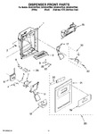 Diagram for 08 - Dispenser Front Parts