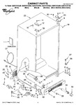 Diagram for 01 - Cabinet Parts