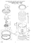 Diagram for 03 - Washplate, Basket And Tub