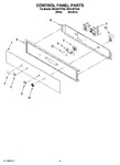 Diagram for 04 - Control Panel Parts