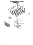 Diagram for 06 - Lower Dishrack Parts, Optional Parts (not Included)