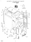 Diagram for 02 - Cabinet Liner And Door, Lit/optiona