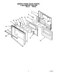 Diagram for 04 - Upper Oven Door