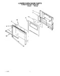 Diagram for 05 - Lower Oven Door