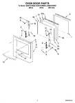 Diagram for 03 - Oven Door Parts