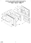 Diagram for 05 - Upper And Lower Oven Door