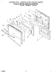 Diagram for 05 - Upper And Lower Oven Door