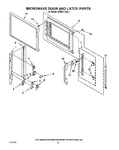 Diagram for 11 - Microwave Door And Latch
