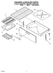 Diagram for 05 - Drawer & Broiler Parts, Miscellaneous Parts