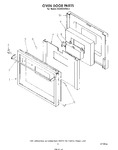 Diagram for 09 - Oven Door , Lit/optional