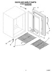 Diagram for 02 - Door And Shelf Parts
