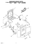 Diagram for 08 - Dispenser Front Parts