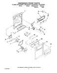 Diagram for 08 - Dispenser Front Parts