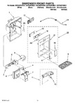 Diagram for 08 - Dispenser Front Parts