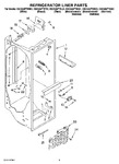 Diagram for 02 - Refrigerator Liner Parts