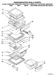 Diagram for 03 - Refrigerator Shelf Parts